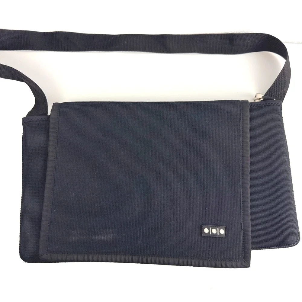 Shootsac Black Neoprene Lens Bag Adjustable Messenger Camera Gear Pouch